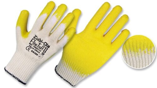 Guantes hilaza recubiertos en látex tipo multiusos