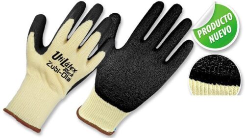 Guantes polycotton utilátex black