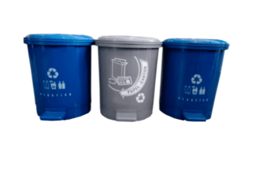 Caneca de 3l tapa pedal hogar