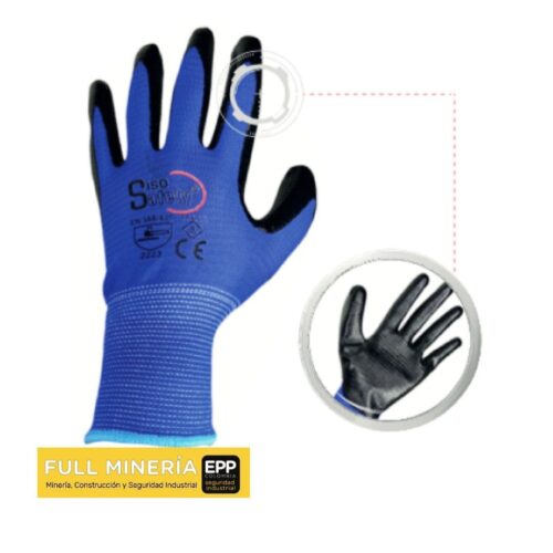 Guante Nylon Nitrilo Texturizado
