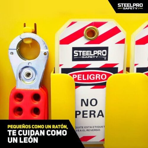 Pinza lock out metálica, steelpro - Image 3