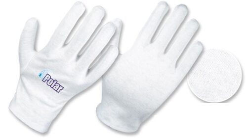 Guantes en algodón blanco