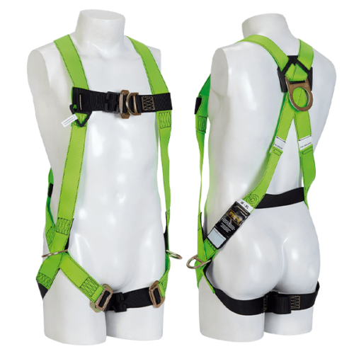Arnés cuerpo completo eco en H verde - Steelpro