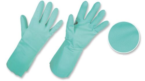 Guantes nitrilo con flock