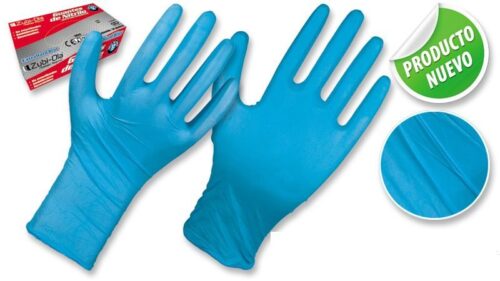 Guantes nitrilo azul extra hard blur