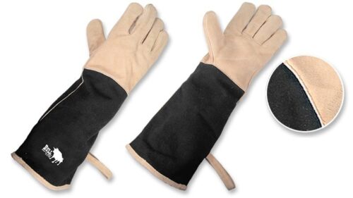 Guantes carnaza y lona para soldar