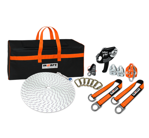 Kit de rescate industrial para trabajo vertical y espacios confinados IN 8200-KR