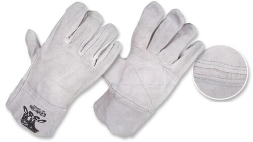 Guantes carnaza puño corto