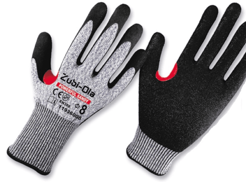 Guantes fibra hppe, recubiertos en nitrilo